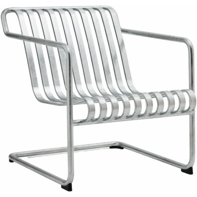 HAY Zahradní křeslo Palissade Cantilever Lounge, Galvanised – Hledejceny.cz