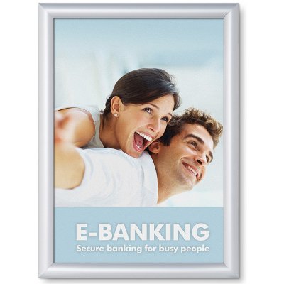 Jansen Display Klaprám A3 ostrý roh profil 25 mm 328 x 451 mm – Zboží Živě
