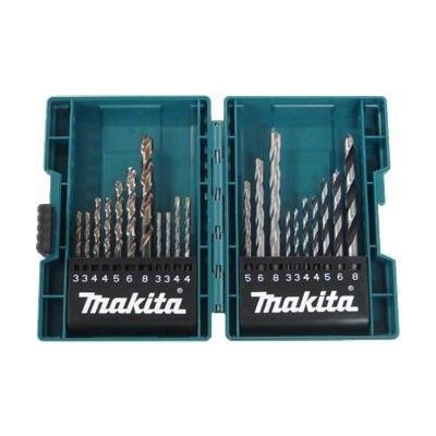 Makita sada vrtáků do kovu/dřeva/zdiva 3-8mm (po 1), 21ks B-44884 – Zboží Mobilmania