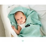 Lullalove Lehká dečka z vlny Merino Premium Máta – Sleviste.cz