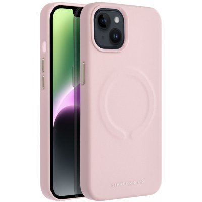Roar Leather Mag Case iPhone 14 Pro Max v zářivě růžové barvě