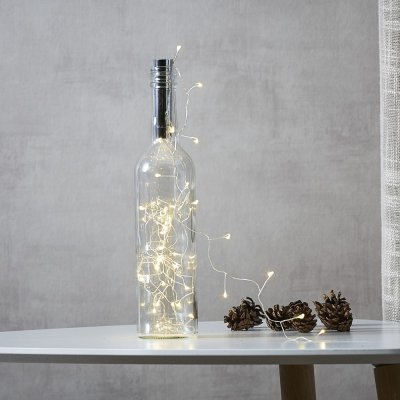Star trading Světelná dekorace DEW DROP 40x LED 2 m stříbrná – Hledejceny.cz