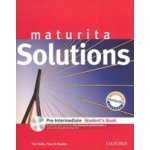 Davies: Maturita Solutions pre-intermediate student´t book + CD CZedition – Hledejceny.cz