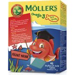 Mollers Omega 3 Želé Rybičky malinová příchuť 45 tablet – Zboží Dáma