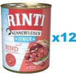 Rinti Kennerfleisch Junior hovězí 12 x 400 g – Hledejceny.cz