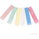 GOKI Chodníkové křídy velké kulaté 6ks – Zboží Dáma