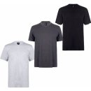 Donnay Three Pack V Neck T Shirt Mens white/Blck/Navy