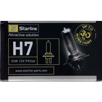 STARLINE žárovka H7 12V 55W PX26D (+30% více světla) – Sleviste.cz