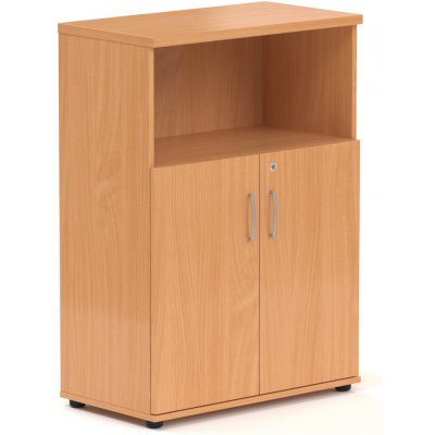 Nábytek Designový cz S382 11 - Kancelářská skříň Komfort, 80x38,5x113 cm, dveře 2/3 , buk – Sleviste.cz
