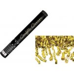 PartyDeco Vystřelovací konfety zlaté stužky 40 cm – Zboží Dáma