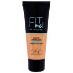 Maybelline Fit Me Make-up Matte + Poreless make-up 250 sun beige 30 ml – Zboží Mobilmania