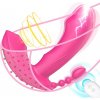 Vibrátor Paloqueth Wearable Panty 3-in-1 G-Spot & Suction Vibrator with Remote Control Pink