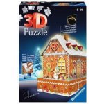 Ravensburger 3D puzzle svítící Perníková chaloupka (Noční edice) 216 ks – Sleviste.cz