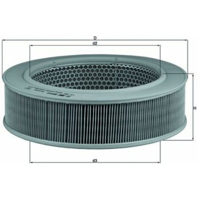 MAHLE ORIGINAL Vzduchový filtr LX264 – Hledejceny.cz
