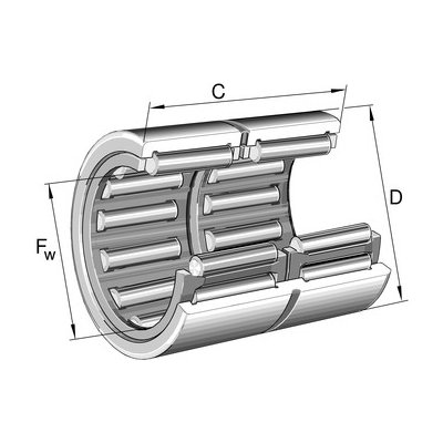 RNA 6908-ZW-XL INA Jehlové ložisko – Hledejceny.cz