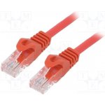 Gembird PP6U-5M/R UTP Cat6 Patch, 5m, červený – Zboží Živě