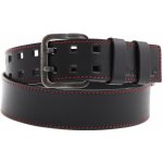 Black Hand široký pánský kožený opasek se dvěma trny 011-98 černý – Sleviste.cz