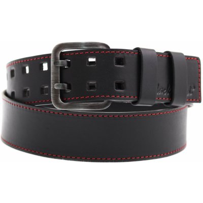 Black Hand široký pánský kožený opasek se dvěma trny 011-98 černý – Sleviste.cz