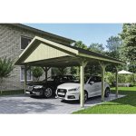 SKAN HOLZ Přístřešek na auto Wallgau dvojitý 620 x 500 cm impregnovaný – Sleviste.cz