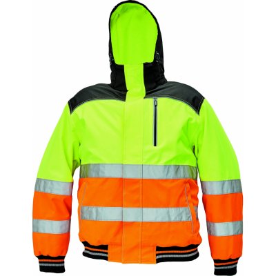 Cerva Knoxfield HI-VIS Reflexní bunda zimní žlutá/oranžová – Zboží Mobilmania