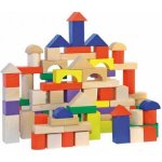 Woody 90905 kostky barevné/natur s prostrkávacím víkem 100 ks – Zboží Živě