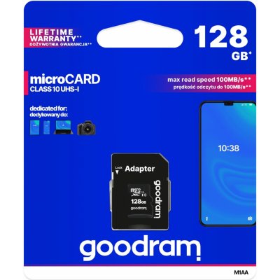 Goodram microSDXC UHS-I 128 GB M1AA-1280R12 – Zbozi.Blesk.cz