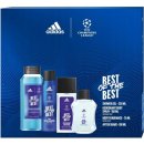 Adidas UEFA Best Of The Best voda po holení 100 ml + deodorant s rozprašovačem 75 ml + sprchový gel 250 m