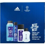 Adidas UEFA Best Of The Best voda po holení 100 ml + deodorant s rozprašovačem 75 ml + sprchový gel 250 m – Hledejceny.cz
