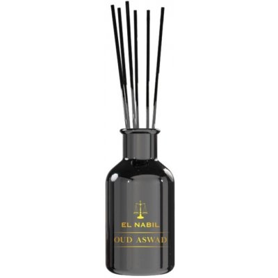 El Nabil Aroma difuzér s tyčinkami Oriental Collection OUD ASWAD 125 ml – Zboží Dáma