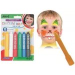 Barvy obličejové v tužce 6 ks na kartě 14 x 20 cm karneval – Zbozi.Blesk.cz