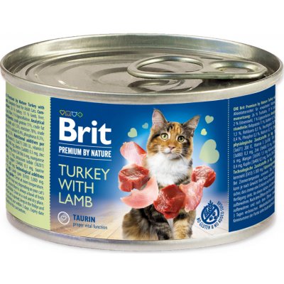 Brit Premium by Nature Cat Turkey with Lamb 0,2 kg – Zbozi.Blesk.cz