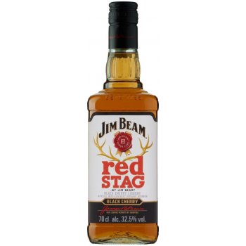 JIM BEAM RED STAG Black Cherry 1 l (holá láhev)