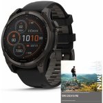 Garmin Fenix 8 47mm Sapphire Solar Titanium Carbon Gray/Black 010-02906-11 – Zboží Živě