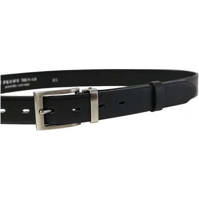 Penny Belts pánský společenský kožený opasek 60030-020-4-60 černý – Zboží Mobilmania