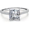 Prsteny Royal Fashion stříbrný rhodiovaný prsten Broušený čtverec HA JZ1404 SILVER