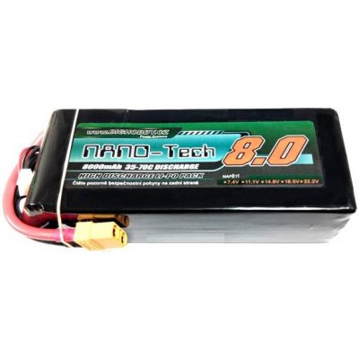 Bighobby Li-pol baterie 8000mAh 4S 35C 70C -NANO Tech – Hledejceny.cz