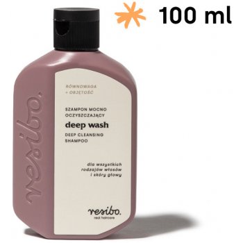 Resibo přírodní hloubkově čistící šampon Deep Wash 100 ml