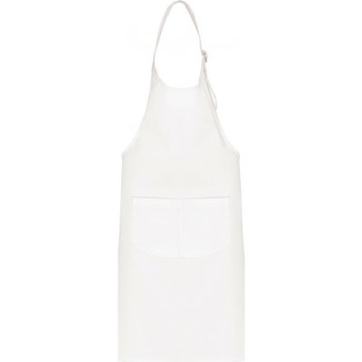 Kariban Zástěra K889 s laclem dětská COT20K88900199-white Bílá – Sleviste.cz