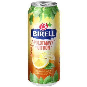 Birell Polotmavý Citron 4 x 0,5 l (plech)