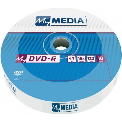 MyMedia DVD-R 4,7GB 16x, fólie, 10ks (62905)