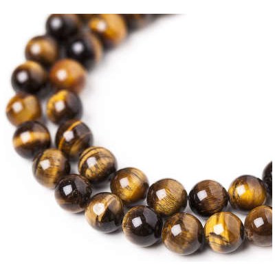 přírodní tygří oko korálek 8 mm – Zboží Mobilmania