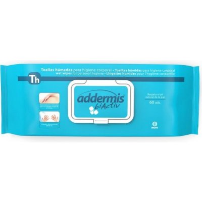 Addermis biActiv Vlhčené ubrousky 60ks – Zbozi.Blesk.cz
