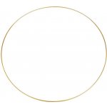 Kovový kruh na lapač snů 60 cm zlatá – Sleviste.cz