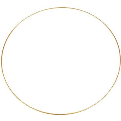 Kovový kruh na lapač snů 60 cm zlatá – Sleviste.cz