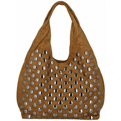 Paolo Bags Stylová dámská kabelka na rameno Mira hnědá – Hledejceny.cz
