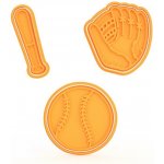 Sada vykrajovátek - Baseball Velikost: 10-12 cm – Hledejceny.cz