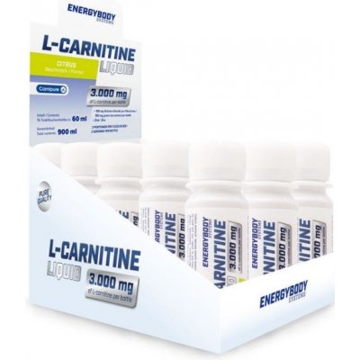 EnergyBody L-Carnitine Liquid 3000 mg 15 x 60 ml – Zboží Mobilmania