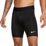 Nike NP DF short LONG Černá Bílá – Zboží Mobilmania