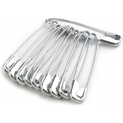 Stoklasa Spínací špendlíky délka 37 mm nikl – Zboží Dáma