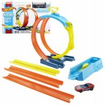 Hot Wheels Track Builder set pro stavitele Rozdělená smyčka GLC87 – Zboží Dáma